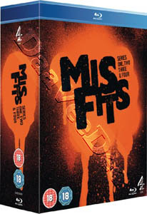 Misfits (Series 1 - 4) - 9-Disc Box Set (Blu-Ray)